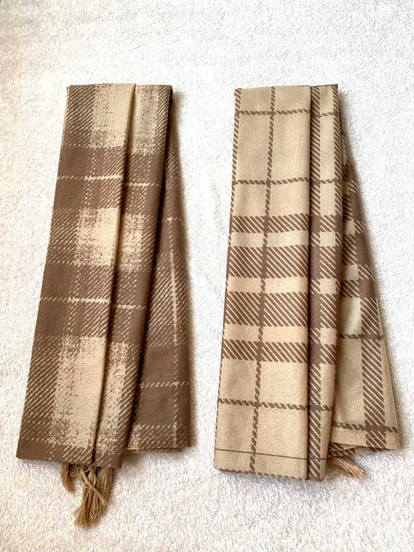 شال جیر پک کرم بسته6طرحی کد sc85 (عمده)
