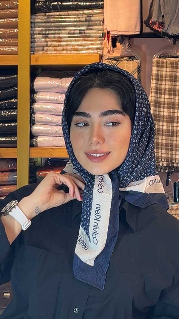 روسری پلیسه پک سورمه ای بسته10طرحی کد r148 (عمده)
