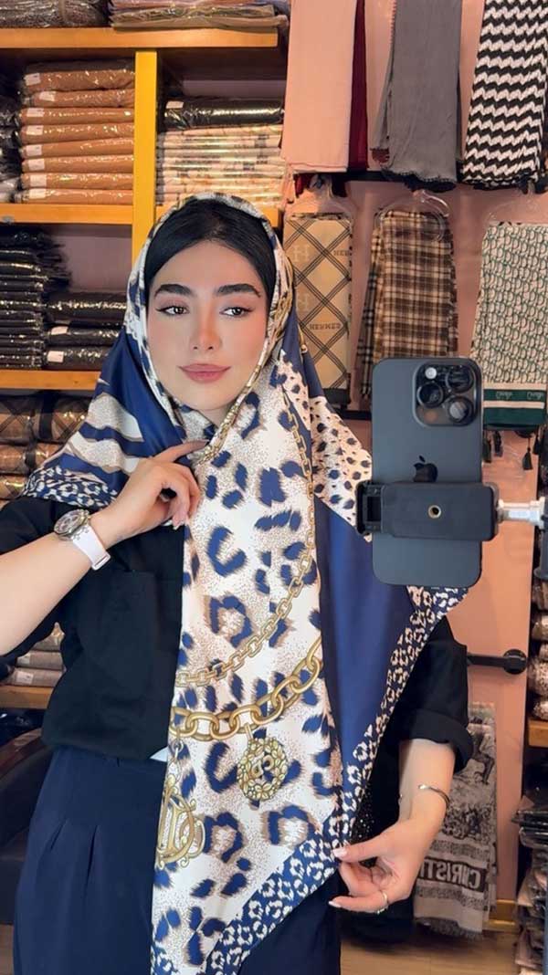 روسری ابریشم توییل بسته6رنگی کد r159 (عمده)
