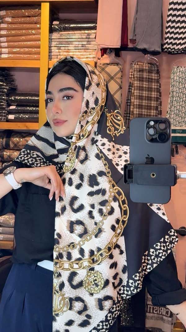 روسری ابریشم توییل بسته6رنگی کد r159 (عمده)
