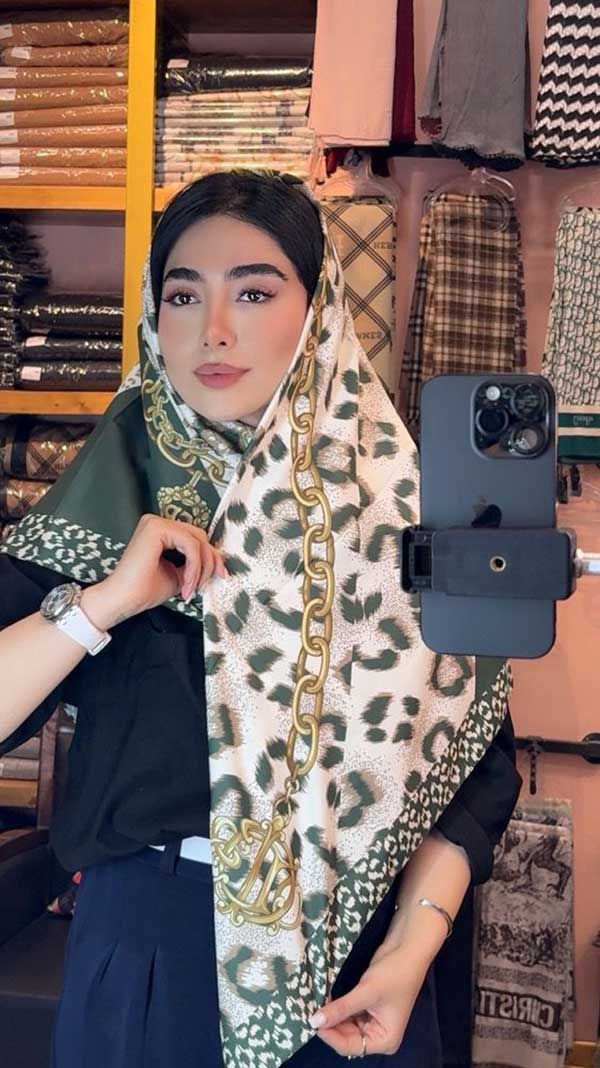 روسری ابریشم توییل بسته6رنگی کد r159 (عمده)
