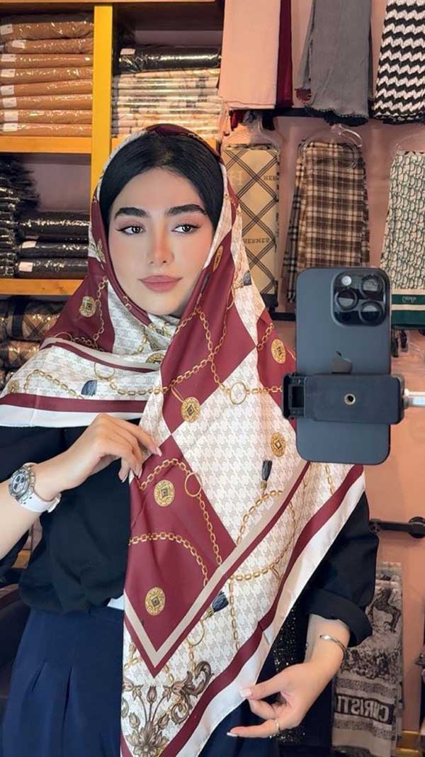 روسری ابریشم توییل بسته6رنگی کد r160 (عمده)
