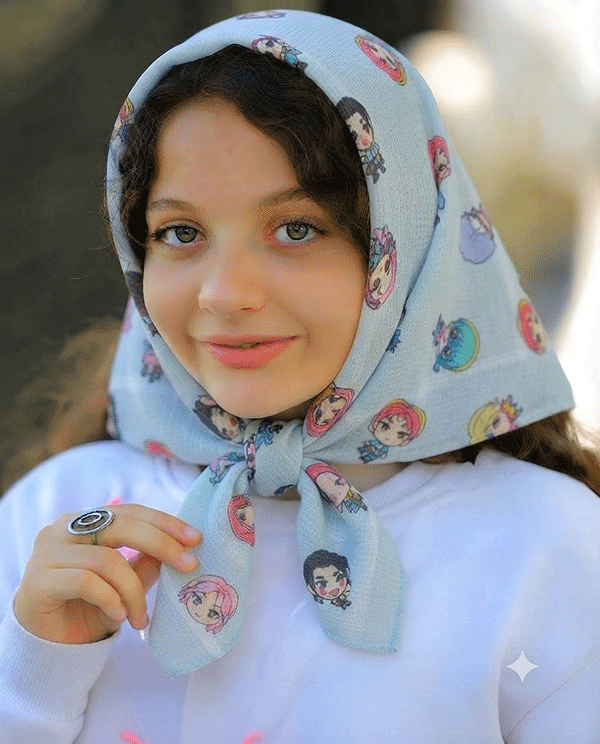 روسری بچگانه بسته6طرحی کد mt95 (عمده)
