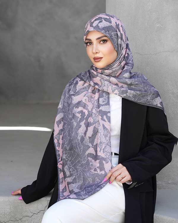 روسری گارزا دستدوز بسته7رنگی کد r163 (عمده)
