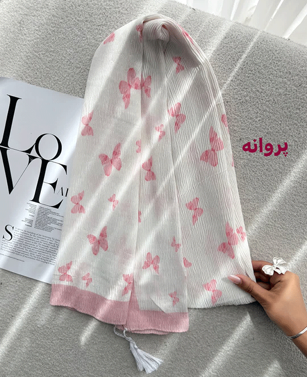 شال پلیسه پک صورتی بسته6طرحی کد sp78 (عمده)
